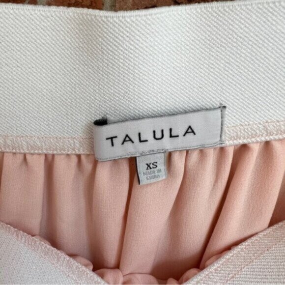 Aritzia Talula  * Tutu Style Skirt Pink And White EUC - Picture 8 of 8